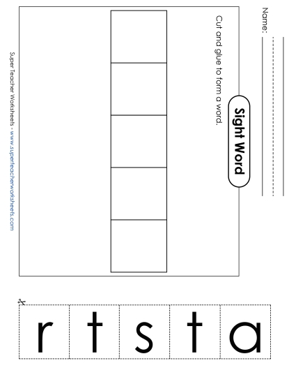Large Cut-and-Glue: Start