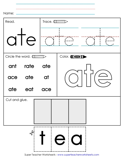 Worksheet 2: Ate
