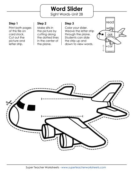 Word Slider (Unit 28)