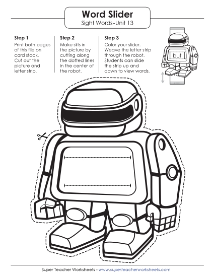 Word Slider (Unit 13)