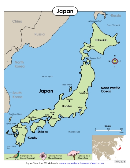 Map of Japan