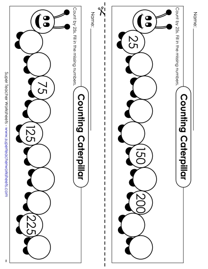 Caterpillar - Count By 25s