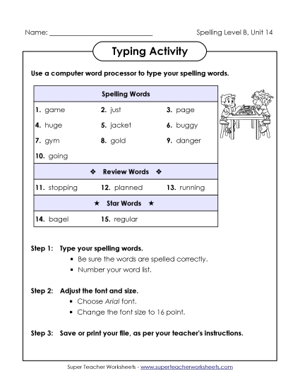 Typing Activity (B-14)
