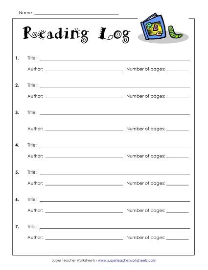 Reading Log