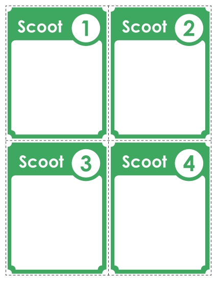 Template: Scoot! Cards (Green)