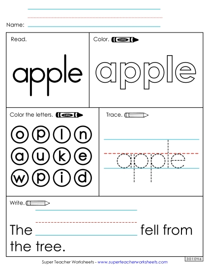 Worksheet 1: Apple