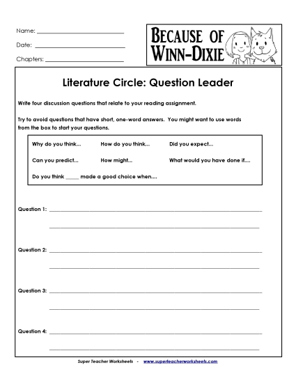 Lit. Circle: Question Leader