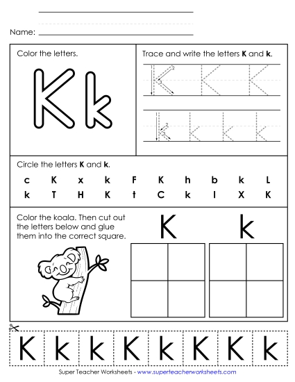Letter K - Mixed Skills (Basic)