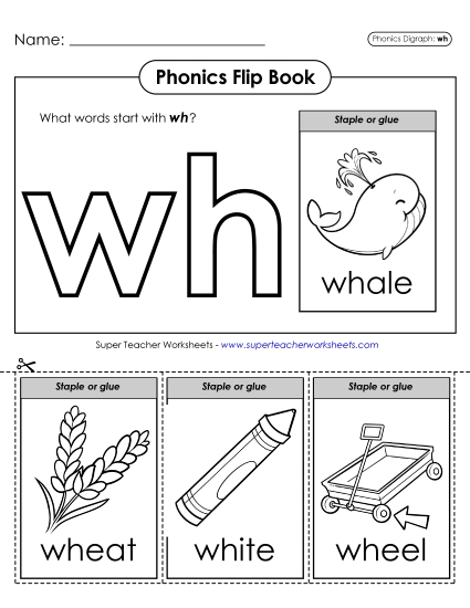 Phonics Flip Book (WH)