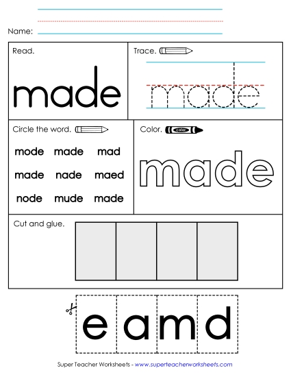 Worksheet 2: Made