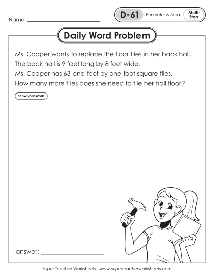 Daily Word Problems<br>D-61 through D-65