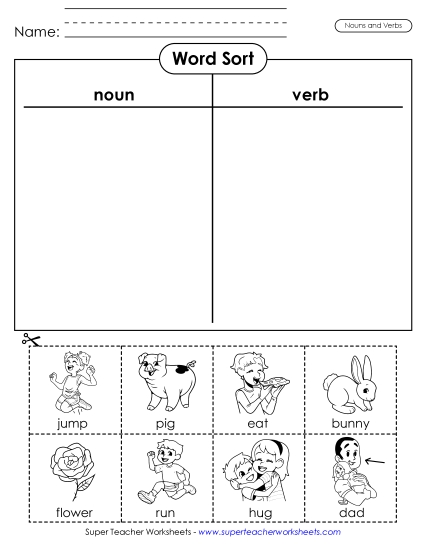 Noun and Verb Sort