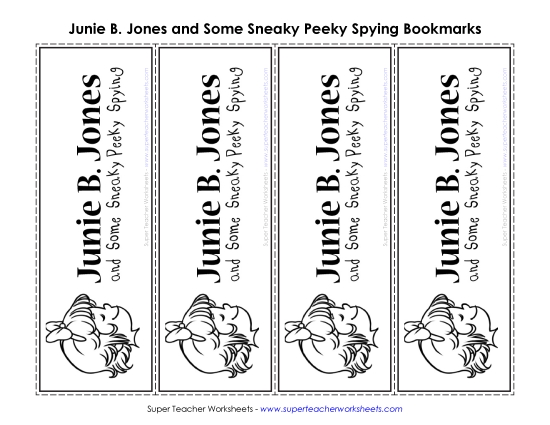 Sneaky Peeky Spying Bookmarks