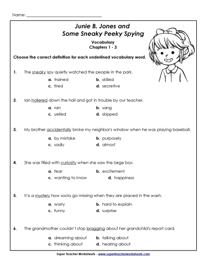 Vocab for Chapters 1-3