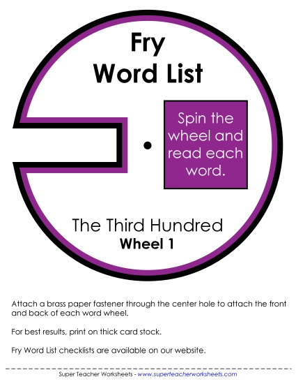 Word Wheels (Third Hundred)