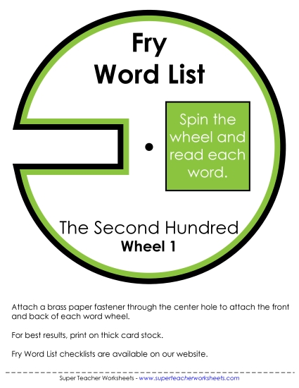 Word Wheels (Second Hundred)