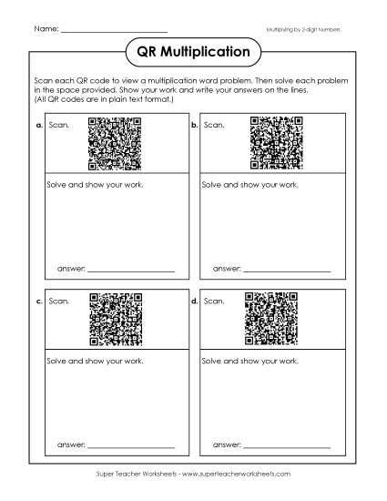 Multiplication (3-Digit by 2-Digit)