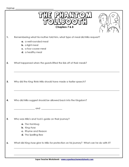 Questions for Chapters 7 & 8