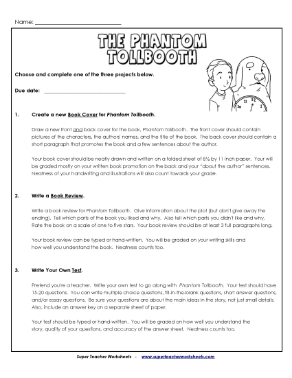 Phantom Tollbooth Projects