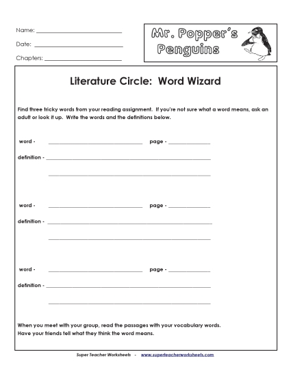 Lit. Circles: Word Wizard