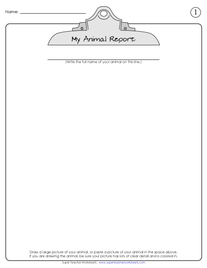 Animal Research Project