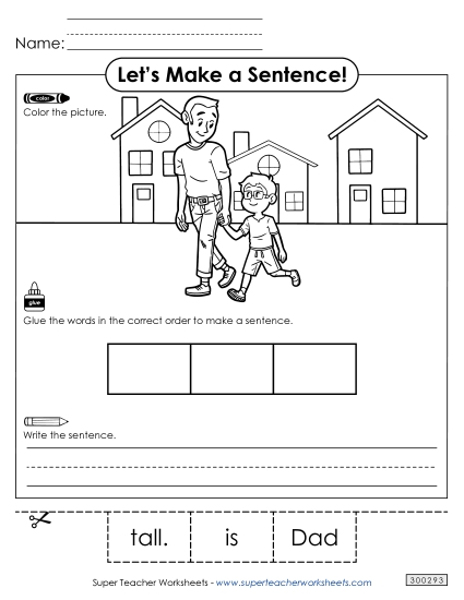 Build a Sentence: Tall