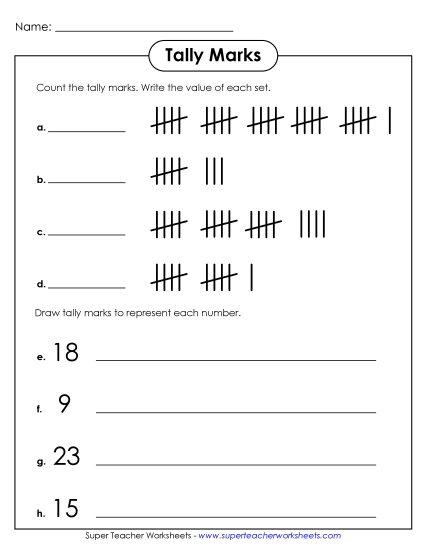 Tally Marks  (Version 2)