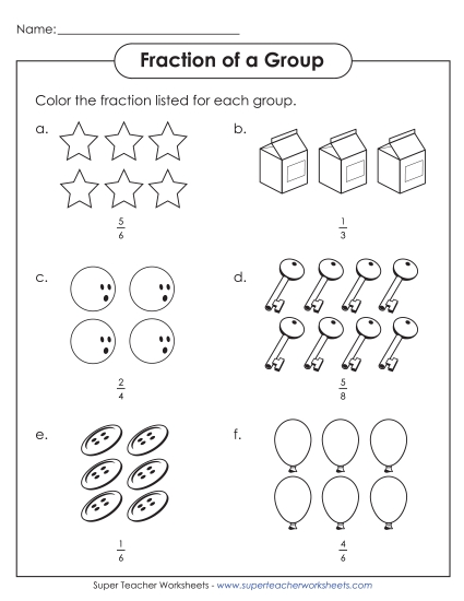 Color Fractions of a Set (Very Basic)