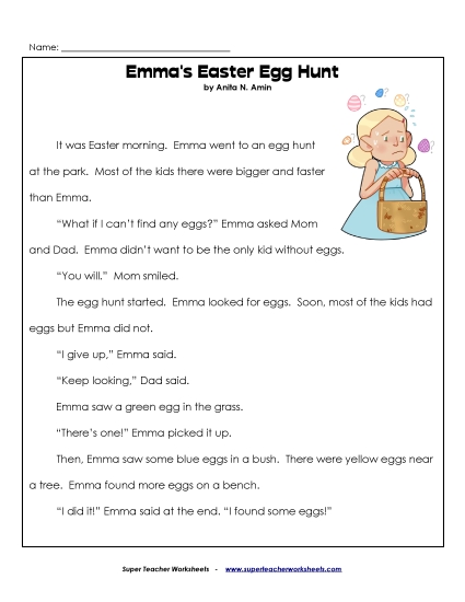 Emma\'s Easter Egg Hunt (Fiction)