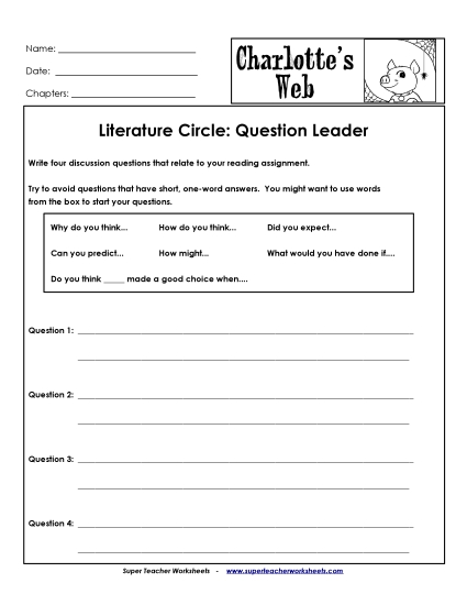 Lit. Circles: Question Leader