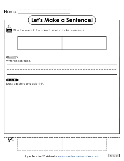 Build a Sentence: Blank Template 4