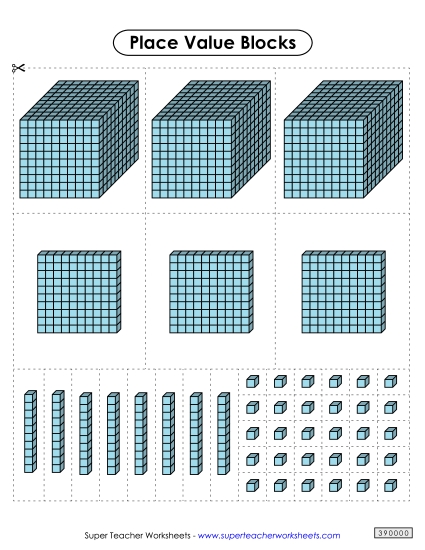 Place Value Blocks<br>(Cut-Outs)