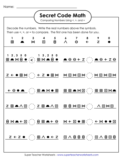 SCM: Comparing<br>5-Digit Numbers