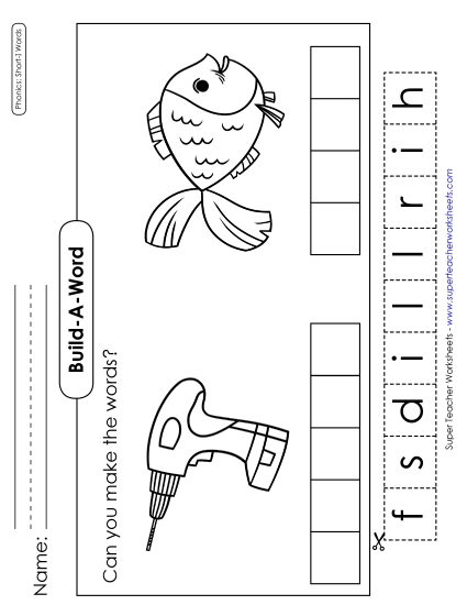 Build-a-Word: Drill and Fish