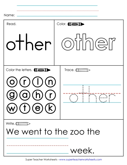 Worksheet 1: Other