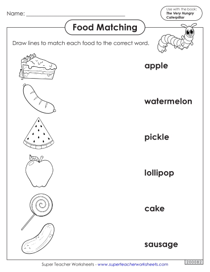 Food-Word Picture Match