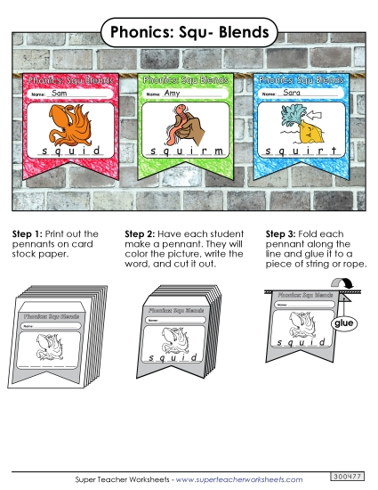 Pennants (Squ- Words)