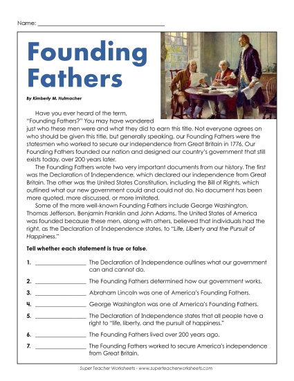 Founding Fathers (Short Passage)