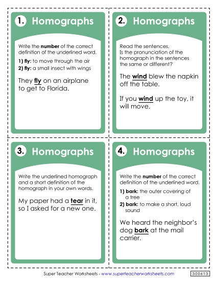 Homographs