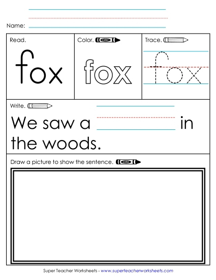 Worksheet 3: Fox