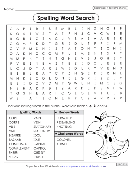 Word Search (F-13)