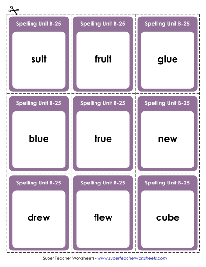 Flashcards (B-25)