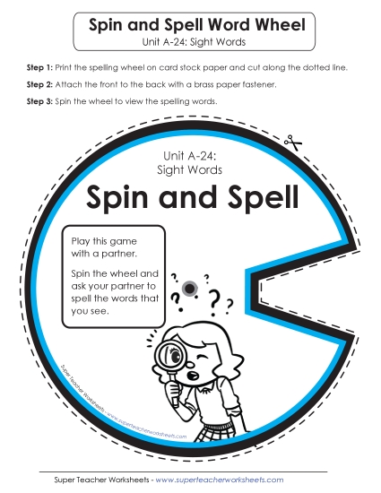Spin and Spell (A-24)