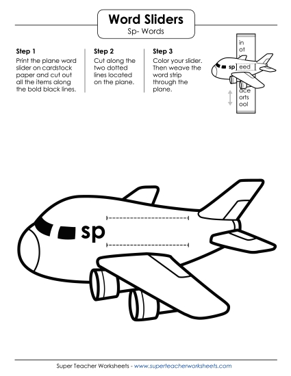 Word Slider (Sp- Words)