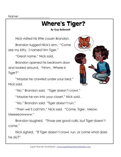 Where\'s Tiger? 