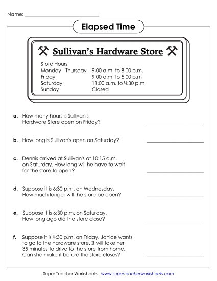 Sullivan\'s Hardware Store