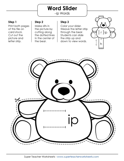 Word Slider (-ip Words)