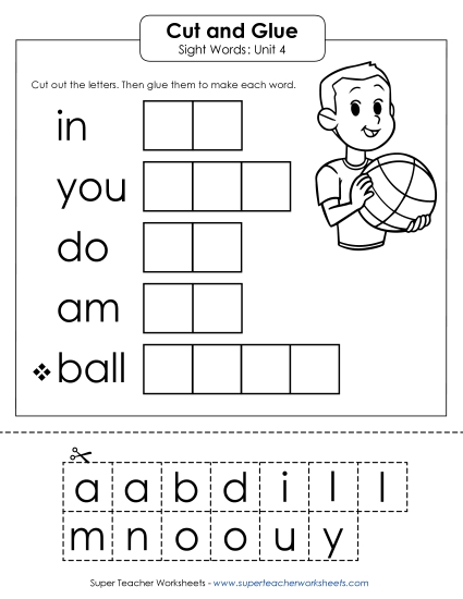Cut-and-Glue (Unit 4)