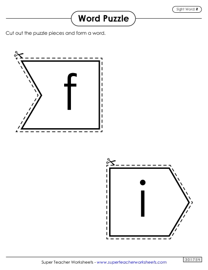 Word Puzzle: If