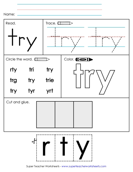 Worksheet 2: Try